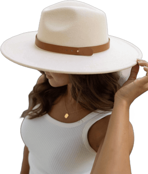 Wide Brim Felt Hat