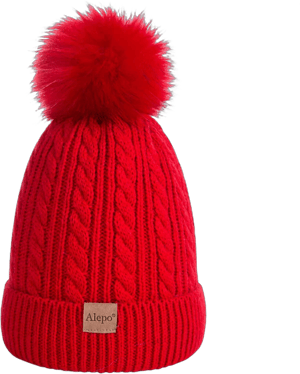 Alepo Kids Winter Beanie Hat with Pom Pom