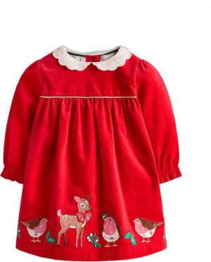 Boden Baby Eucalyptus Velvet Dress