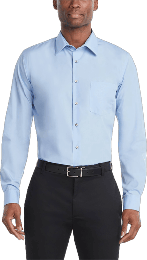 Van Heusen Men's Classic-Fit Poplin Dress Shirt