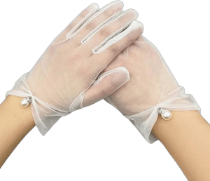 Lace Wrist Wedding Gloves