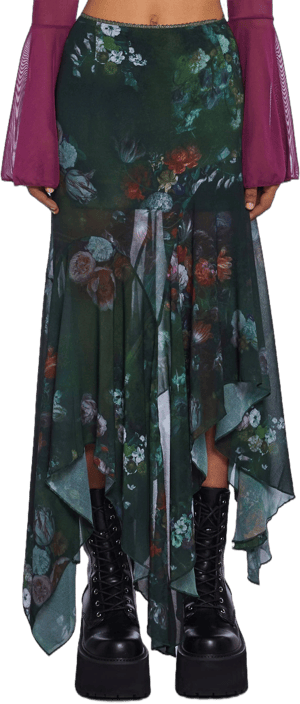 Delia*S by Dolls Kill Romanticizing Moments Maxi Skirt