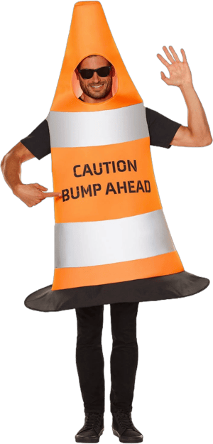 Spirit Halloween Traffic Cone Costume