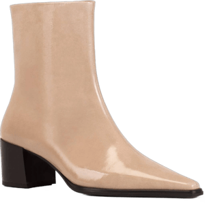 Vagabond Women's Giselle Pointed Toe Patent Leather Ankle Boots