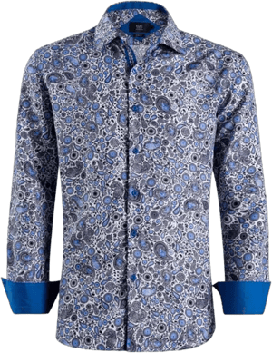 Elie Balleh Men's Slim Fit Paisley Shirt