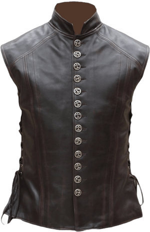 Vintage Renaissance Leather Vest