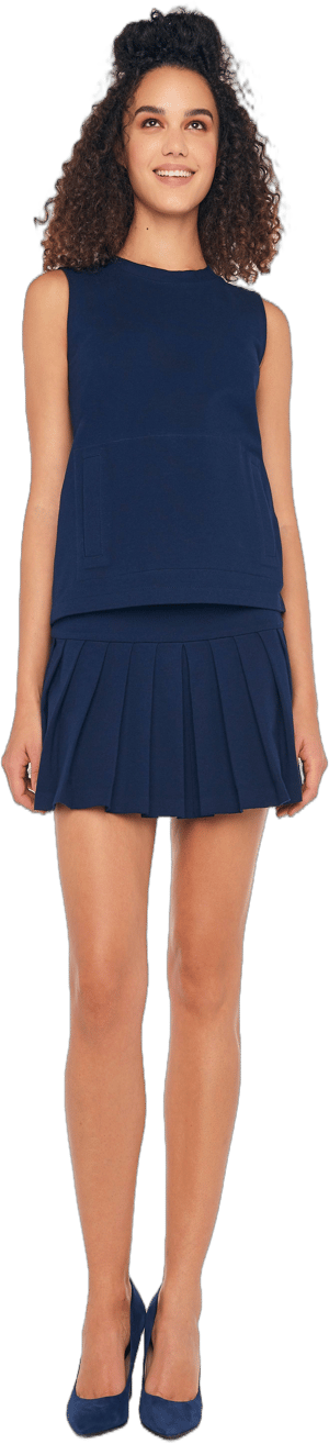 Women's Norma Kamali Pleated Mini Skirt