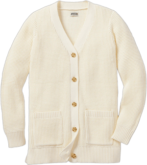 Duluth Trading Company Women's Heritage Waffle Stitch Cardigan