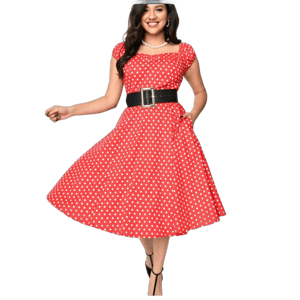 Polka Dot Sweet Spot Swing Dress