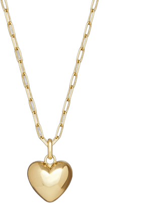 Ana Luisa Puffed Heart Necklace