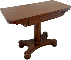 Quality Antique Victorian Mahogany Card /Side Table