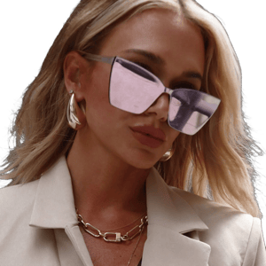 Goldie Cat Eye Oversize Sunglasses