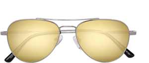 Richard Aviator Mirrored Metal Sunglasses