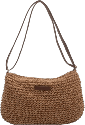 Straw Crossbody Bag