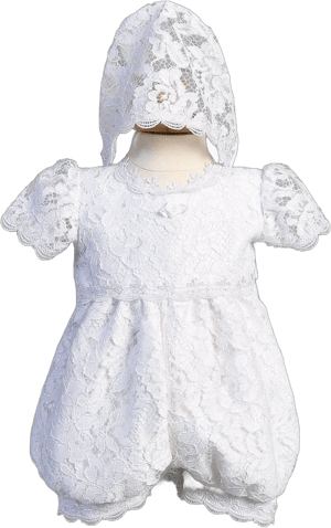 Hazel Hazel Girls Christening & Baptism Romper