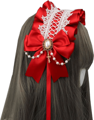 Lolita Anime Ribbon Bowknot Hair Hoop