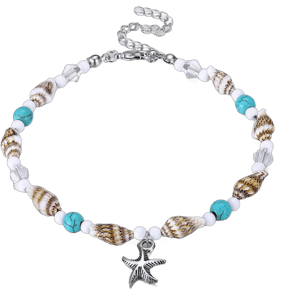 Adjustable Boho Handmade Puka Shell Anklet