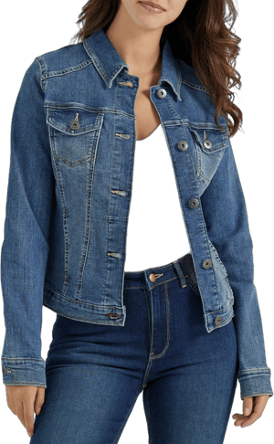 Wrangler Women's Authentics Stretch Denim Jacket