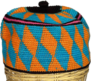 Men's Woven Cotton African Kufi Hat