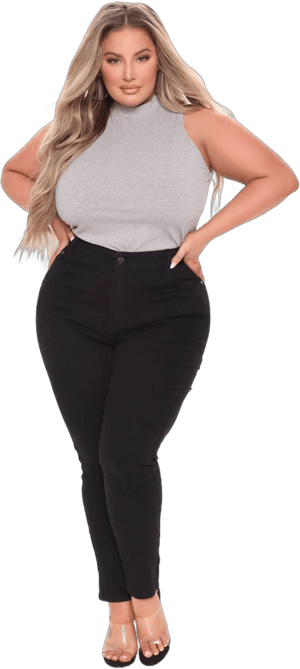 Fashion Nova Women's All The Booty Ripped Skinny Jeans