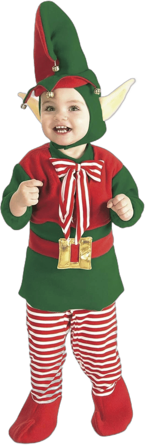 Ruby Slipper Sales Co., LLC (Rubies) Santa's Helper Elf Fleece Costume Infant