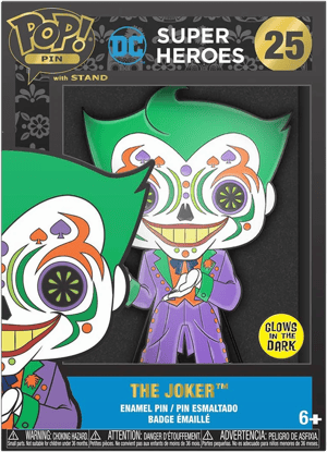 DC Comics Joker Day of the Dead Enamel Pin