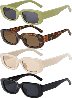 Retro Square Rectangle Sunglasses