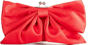 Antonio Melani Women's Satin Bow Frame Clutch