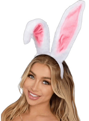 Women's Easter Pink Rabbit Ear Headband