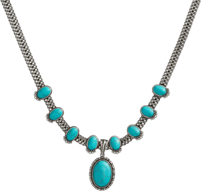 Alex and Ani Vintage Turquoise Statement Necklace