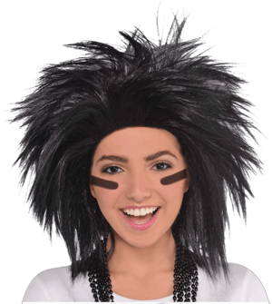 Amscan Faux Crazy Wig 3-Pack