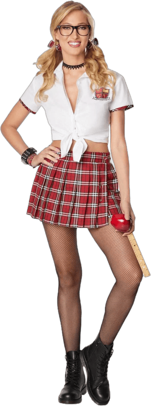 Spirit Halloween School Girl Costume Kit