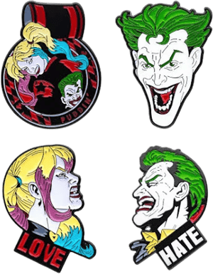 Batman Enamel Pin Set (4-Pack)