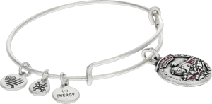 Harry Potter Hogwarts Express Expandable Silver Charm Bangle Bracelet