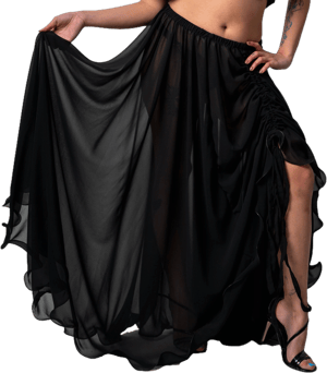 Chic Chiffon Belly Dance Skirt