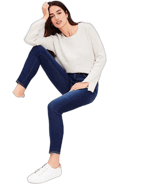 Loft Women's High Rise Skinny Jeans