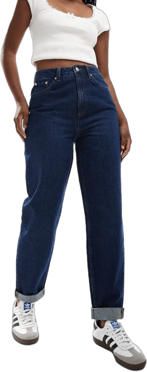 ASOS High Rise Relaxed Mom Jeans