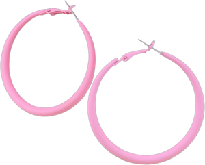 80s Retro Exaggerated Round Hoop Earrings