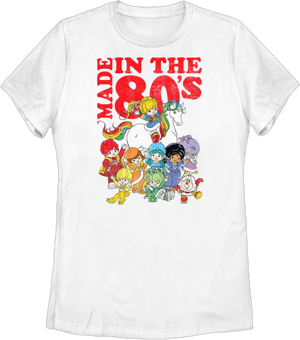 Rainbow-Brite Women's Distressed 80s Graphic T-Shirt