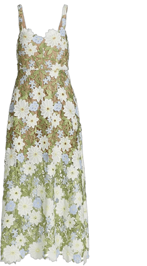 Elliatt Women's Flora Floral Lace Midi-dress