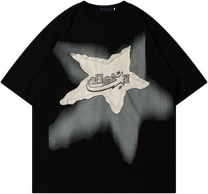 Ponitrack Y2K Oversize Graphic Tee