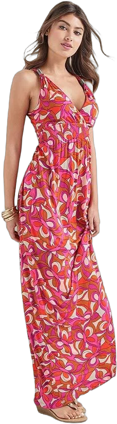 Venus Multi Geometric Maxi Dress