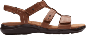 Clarks Women's Kitly Step Leather Sandals