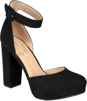 Sun + Stone Womens Estrella Microsuede Ankle Strap Pumps