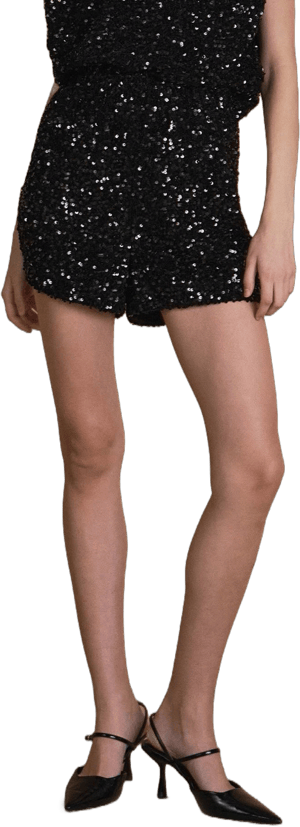 Endless Rose Women's Sequin Mini Shorts