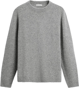 Zara Men's Wool Flecked Sweater