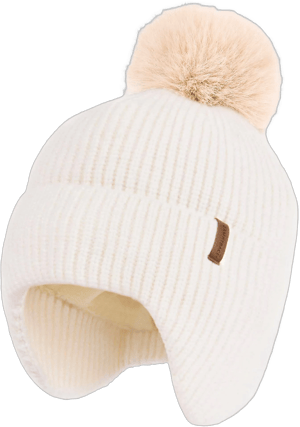 Camptrace Toddler Baby Winter Hat with Pom Pom