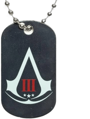 Assassins Creed Metal Dog Tag Necklace