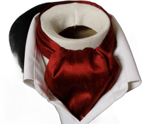 Victorian Dupioni Silk Cravat