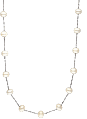 Effy Freshwater Pearl Strand Necklace in 14K White Gold